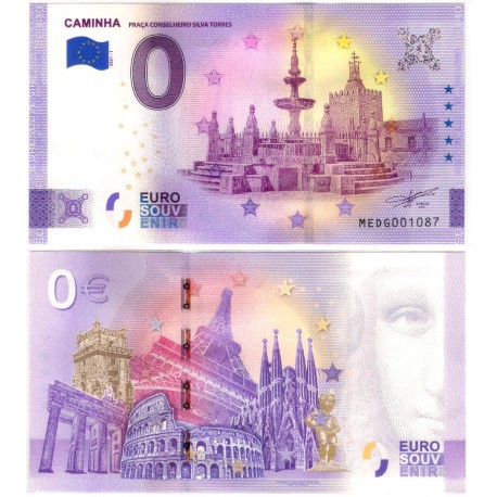 Billete Souvenir de 0 Euro (SC) Caminha