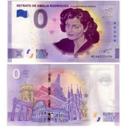 Billete Souvenir de 0 Euro (SC) Amalia Rodrigues
