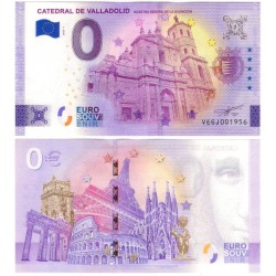 Billete Souvenir de 0 Euro (SC) Catedral de Valladolid - Nuestra Señora de la Asunción