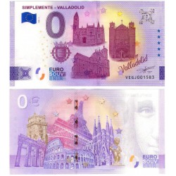 Billete Souvenir de 0 Euro (SC) Simplemente - Valladolid