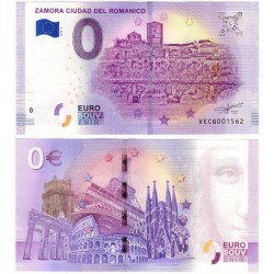 Billete Souvenir de 0 Euro (SC) Zamora - Ciudad del Románico