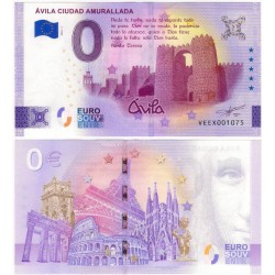 Billete Souvenir de 0 Euro (SC) Ávila - Ciudad Amurallada