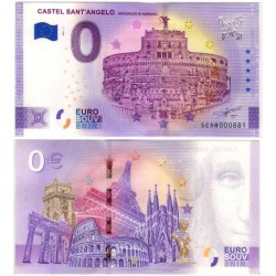 Billete Souvenir de 0 Euro (SC) Castel Sant'Angelo - Mausoleo di Adriano