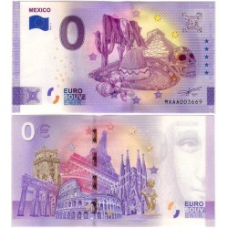 Billete Souvenir de 0 Euro (SC) Mexico