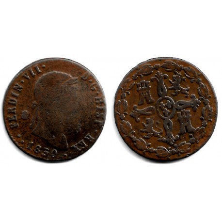 Fernando VII. 1830. 8 Maravedi (BC) Ceca de Segovia