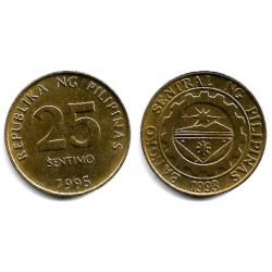 (271) Filipinas. 1995. 25 Sentimo (SC)