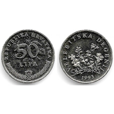 (8) Croacia. 1993. 50 Lipa (SC-)