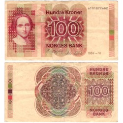(43b) Noruega. 1984. 100 Kroner (MBC)