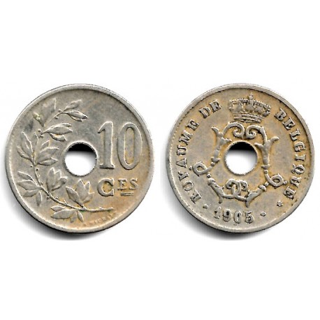(52) Bélgica. 1905. 10 Centimes (MBC-)