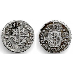 Felipe V. 1735. ½ Real (MBC-) (Plata) Ceca de Madrid JF