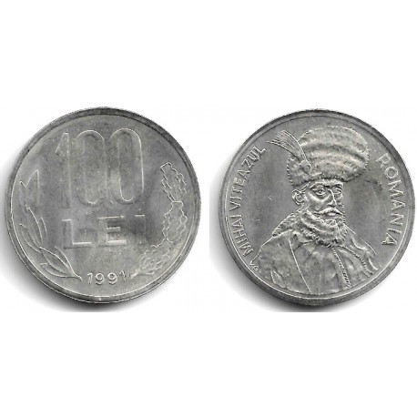 (111) Rumania. 1991. 100 Lei (EBC)