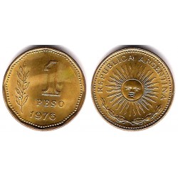 (69) Argentina. 1976. 1 Peso (EBC+)