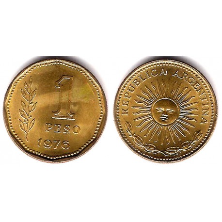 (69) Argentina. 1976. 1 Peso (EBC+)