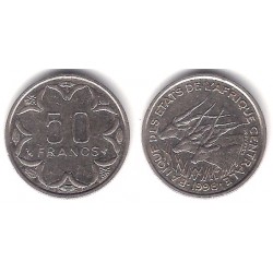 (11) Estados África Central. 1998. 50 Francs (MBC+)
