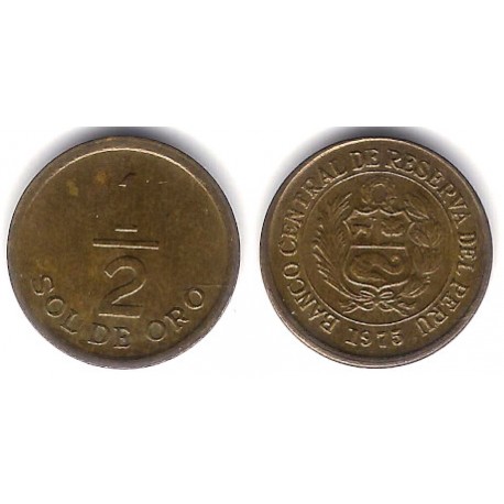 (265) Perú. 1975. ½ Sol de Oro (EBC+)