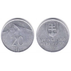 (18) Eslovaquia. 1994. 20 Haleru (MBC)