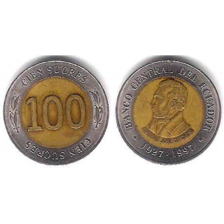 (101) Ecuador. 1997. 100 Sucres (MBC)