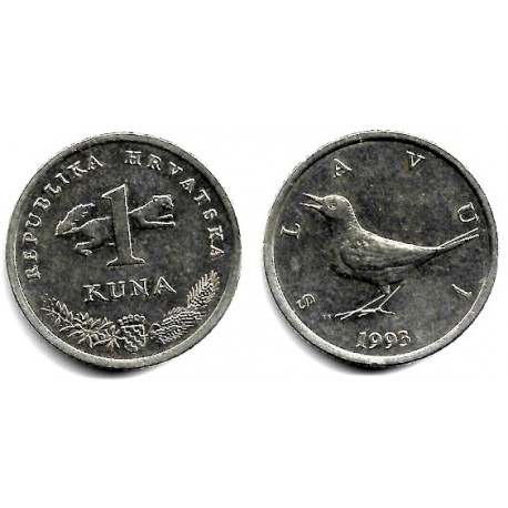 (9.2) Croacia. 1993. 1 Kuna (MBC)