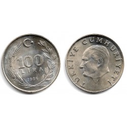 (967) Turquía. 1986. 100 Lira (SC)