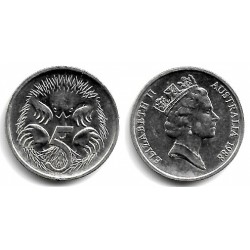 (80) Australia. 1988. 5 Cents (EBC)