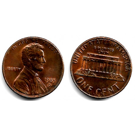 (201b) Estados Unidos de América. 1985(D). 1 Cent (EBC)