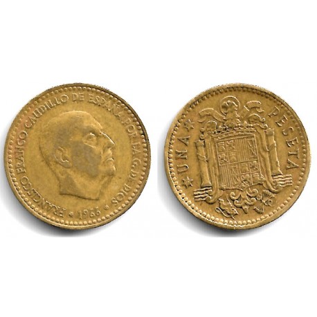 Estado Español. 1966*(19-68). 1 Peseta (BC)