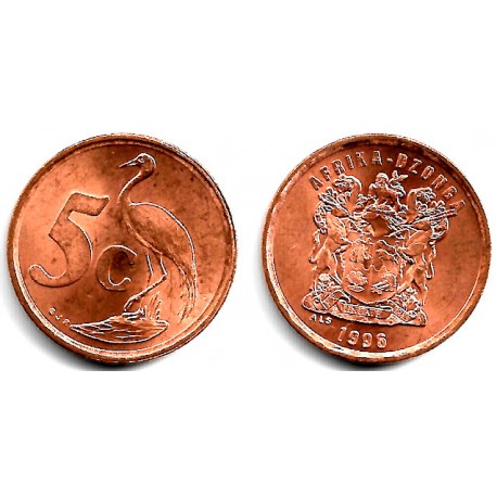 (160) Sudáfrica. 1996. 5 Cents (EBC)