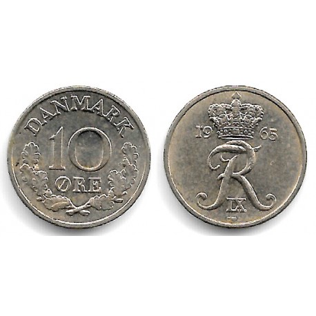 (849.1) Dinamarca. 1965. 10 Ore (MBC)