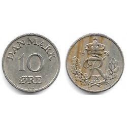 (841.1) Dinamarca. 1951. 10 Ore (MBC)