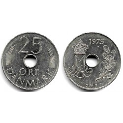 (861.1) Dinamarca. 1973. 25 Ore (EBC)