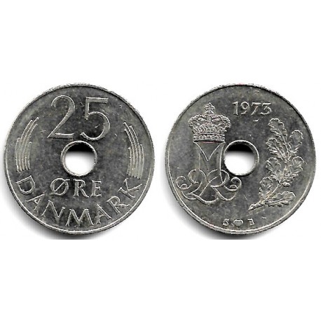 (861.1) Dinamarca. 1973. 25 Ore (EBC)