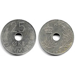 (861.2) Dinamarca. 1981. 25 Ore (MBC)