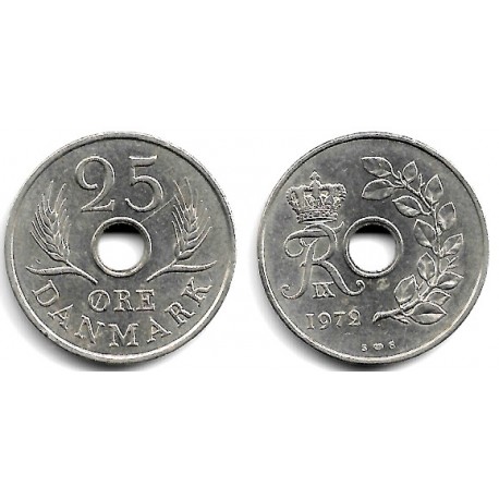 (855.2) Dinamarca. 1972. 25 Ore (EBC)