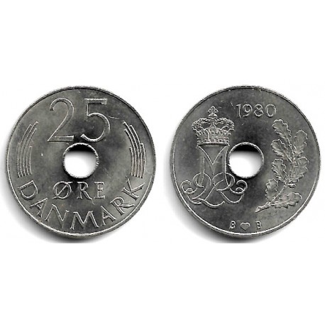 (861.2) Dinamarca. 1980. 25 Ore (EBC)