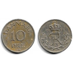 (841.2) Dinamarca. 1957. 10 Ore (MBC)