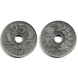 (855.1) Dinamarca. 1967. 25 Ore (EBC)