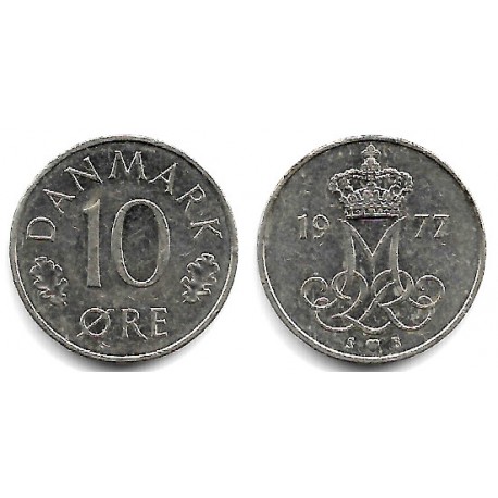 (860.1) Dinamarca. 1977. 10 Ore (MBC)