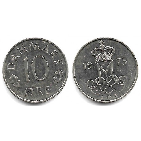 (860.1) Dinamarca. 1973. 10 Ore (MBC)