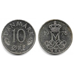 (860.1) Dinamarca. 1978. 10 Ore (MBC)