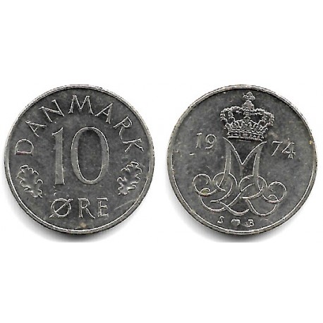 (860.1) Dinamarca. 1974. 10 Ore (MBC)