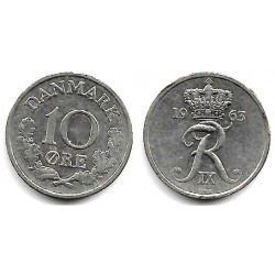 (849.1) Dinamarca. 1963. 10 Ore (MBC)