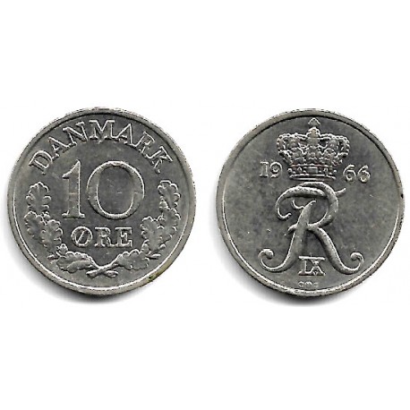 (849.1) Dinamarca. 1966. 10 Ore (MBC)