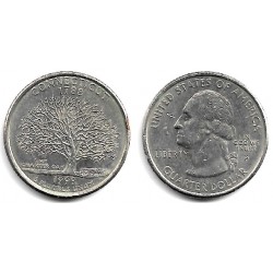 (297) Estados Unidos de América. 1999(P). Quarter Dollar (MBC) Connecticut