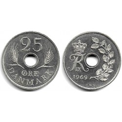 (855.1) Dinamarca. 1969. 25 Ore (EBC+)