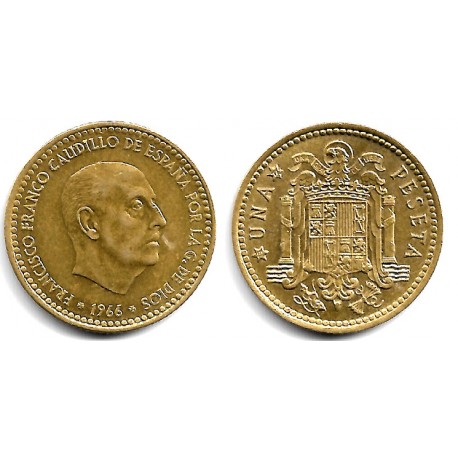Estado Español. 1966*(19-72). 1 Peseta (EBC)