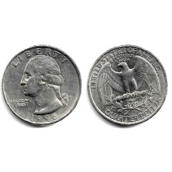 (A164a) Estados Unidos de América. 1996(P). Quarter Dollar (MBC+)