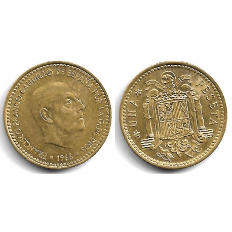 Estado Español. 1966*(19-73). 1 Peseta (EBC)
