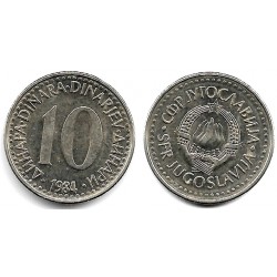 (89) Yugoslavia. 1984. 10 Dinara (MBC)