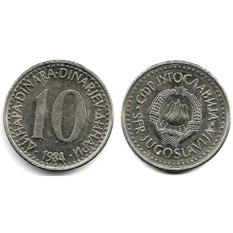 (89) Yugoslavia. 1984. 10 Dinara (MBC)