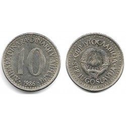 (89) Yugoslavia. 1986. 10 Dinara (MBC)